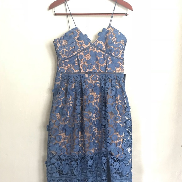self portrait azaelea dress blue